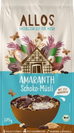 ALLOS Breie & Müsli^- Amaranth Müsli Schoko bio 375g