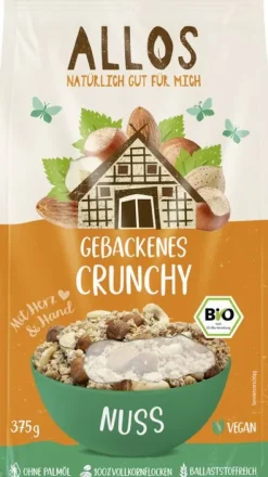 ALLOS Breie & Müsli^- Gebackenes Crunchy Nuss, 375g