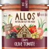 ALLOS Vegane Brotaufstriche|Pikante Brotaufstriche^- Hof-Gemüse Oliver's Olive Tomate Brotaufstrich, bio 135g
