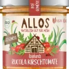 ALLOS Pikante Brotaufstriche|Glutenfreie Lebensmittel^- Hofgemüse Reinhards Rucola Kirschtomate bio 135g