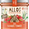 ALLOS Pikante Brotaufstriche|Glutenfreie Lebensmittel^- Hof-Gemüse Susis scharfe Tomate bio 135g