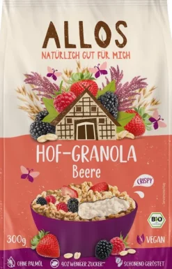 ALLOS Breie & Müsli^- Hof-Granola Beere bio, 300g