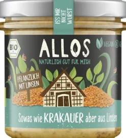ALLOS Vegane Brotaufstriche^- Iss mir nicht Wurst Krakauer bio 135g