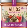 ALLOS Vegane Brotaufstriche|Pikante Brotaufstriche^- Linsen-Aufstrich Belugalinse Balsamico, bio 140g