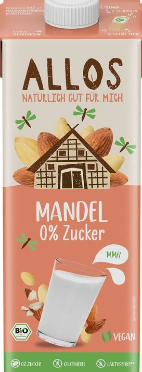 ALLOS Getreidedrinks^- Mandel Drink naturell 1l