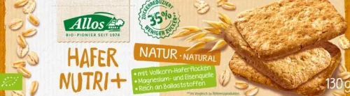 ALLOS Knabbergebäck^- Nutri + Keks Hafer bio 130g