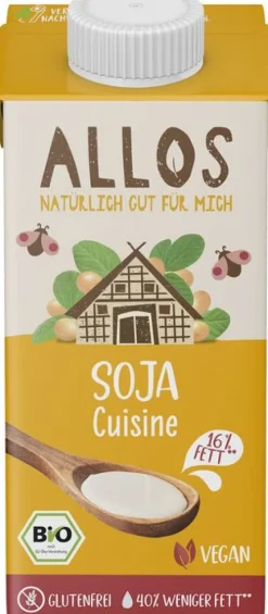 ALLOS Getreidedrinks|Backzutaten^- Soja Cuisine vegan bio 200ml