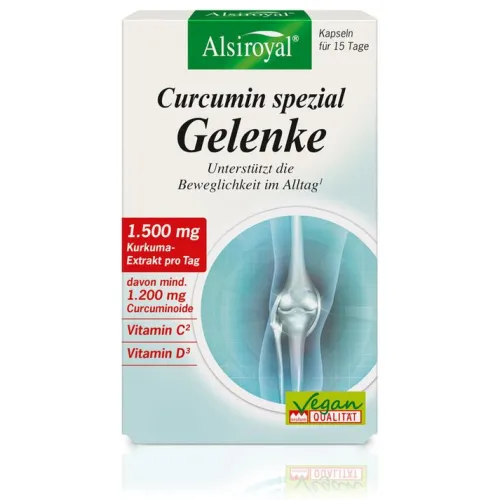 Alsitan GmbH Knorpel Und Knochen^Alsiroyal - Curcumin spezial Gelenke, 45 Kapseln