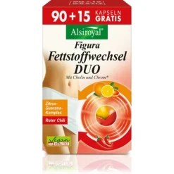 Alsitan GmbH Abnehmdiät^Alsiroyal - Figura Fettstoffwechsel DUO 90+15 Kps