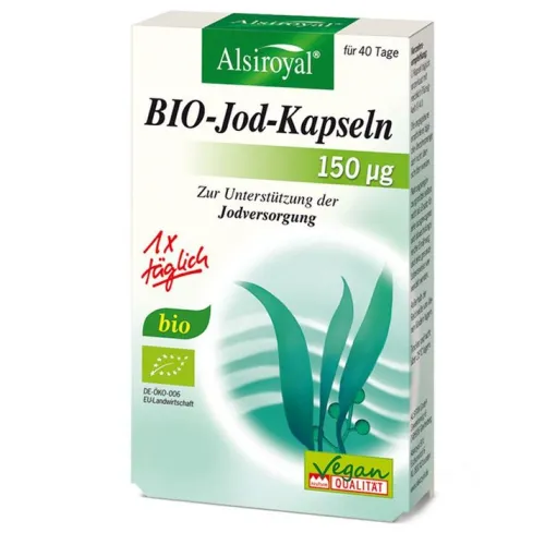 Alsitan GmbH Vitamine Und Mineralien^Alsiroyal - Jod Kapseln Bio 40Stk