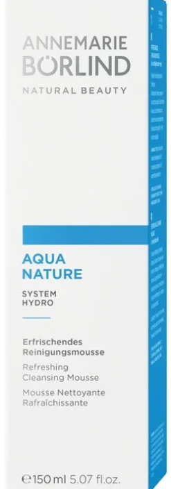 ANNEMARIE BÖRLIND Gesichtspflege|Naturkosmetik^- AQUANATURE Erfrischendes Reinigungsmousse 150ml
