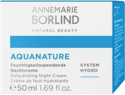 ANNEMARIE BÖRLIND Hautpflege|Nachtcremes^- AQUANATURE Feuchtigkeitsspendende Nachtcreme 50ml