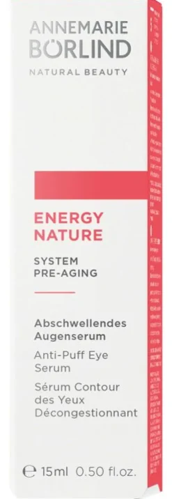 ANNEMARIE BÖRLIND Gesichtspflege|Naturkosmetik^- ENERGYNATURE Abschwellendes Augenserum, 15ml