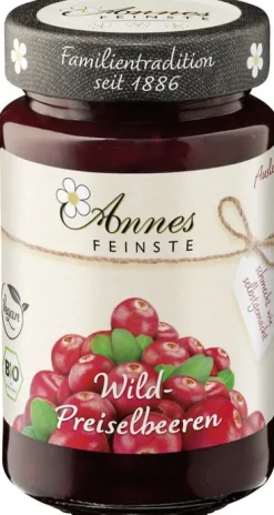 Annes Feinste Fruchtaufstriche^- Wildpreiselbeeren bio,  250g
