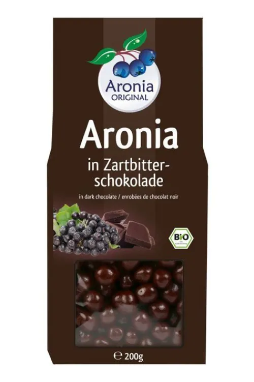Aronia Original Naturprodukte GmbH Schokolade^Aronia ORIGINAL - Aroniabeeren in Zartbitterschokolade Bio FHM 200g