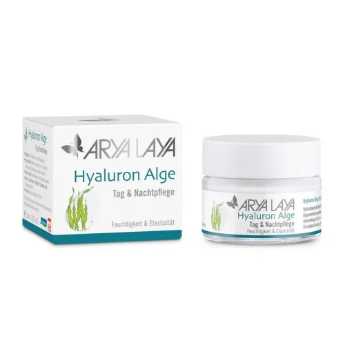 ARYA LAYA Hautcremes|Hautpflege^- Hyaluron Alge Tag und Nachtpflege, 50ml