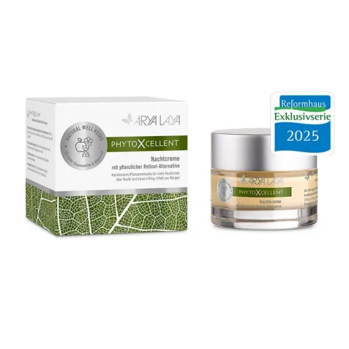 ARYA LAYA Naturkosmetik|Nachtcremes^- PhytoXcellent Nachtcreme mit Retinol-Alternative, 50ml