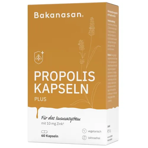 Bakanasan Immunsystem^- Propolis Kapseln Plus 60 St.