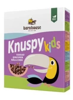 Barnhouse Naturprodukte GmbH Breie & Müsli^Barnhouse - Knuspy Kids Kakao-Knusperbällchen 250g