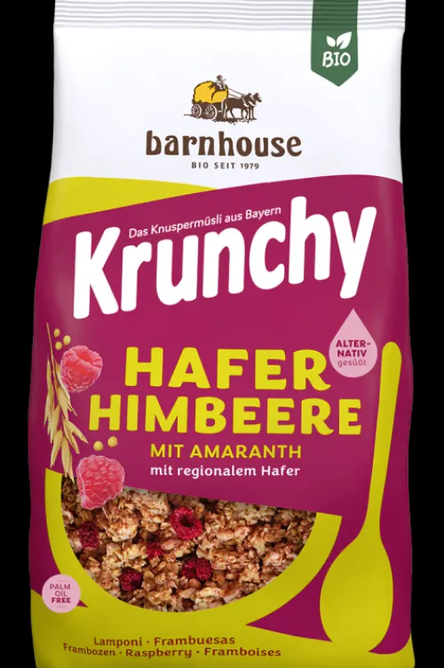 Barnhouse Naturprodukte GmbH Breie & Müsli^Barnhouse - Krunchy Hafer-Himbeere mit Amaranth 375g