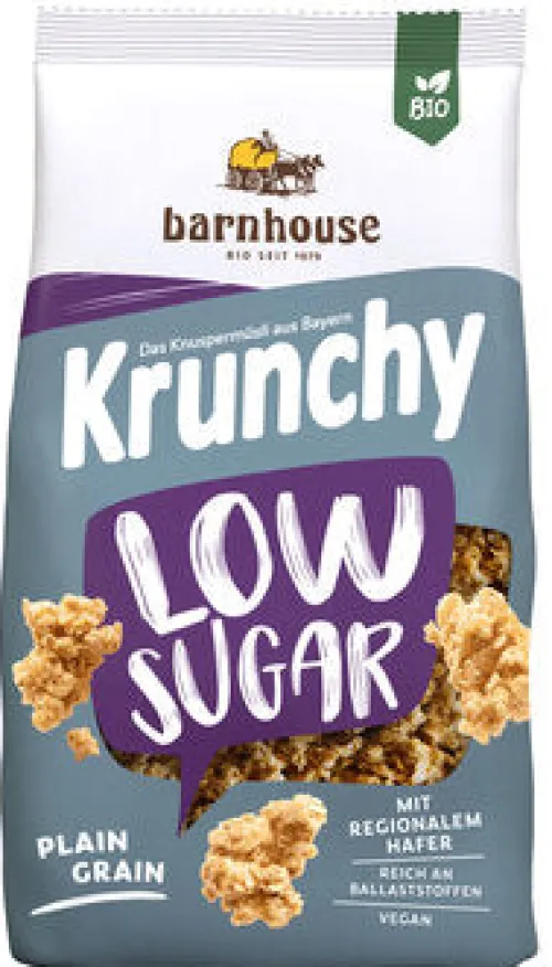 Barnhouse Naturprodukte GmbH Breie & Müsli^Barnhouse - Krunchy Low Sugar Plain Grain 375g