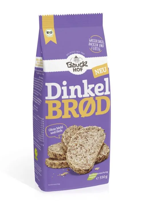 Bauck GmbH Backwaren & -Mischungen^Bauck - Dinkel Brød Bio, 550g
