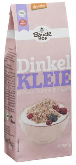 Bauck GmbH Schrote^Bauck - Dinkelkleie bio 200g