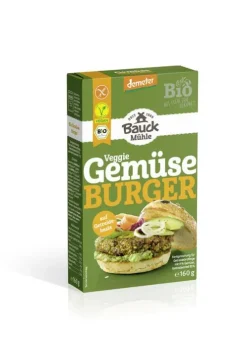 Bauck GmbH Vegetarischer Fleischersatz^Bauck - Gemüseburger Demeter glutenfrei, 160g