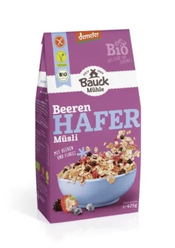 Bauck GmbH Körner|Breie & Müsli^Bauck - Hafer Müsli Beeren Demeter glutenfrei, 425g