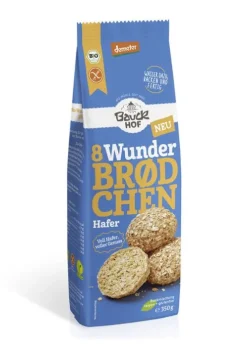 Bauck GmbH Backwaren & -Mischungen|Glutenfreie Lebensmittel^Bauck - Wunderbrödchen Hafer, glutenfrei, Demeter, 350g