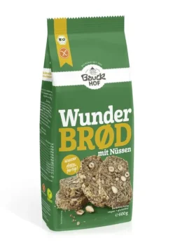 Bauck GmbH Brote|Brot^Bauck - Wunderbrot mit Nüssen glutenfrei bio 600g