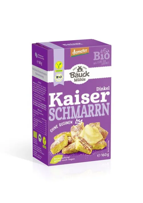 Bauck GmbH Backzutaten^Bauck Mühle - Dinkel Kaiserschmarrn ohne Rosinen, 160g