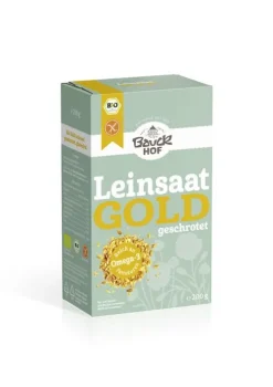 Bauck GmbH Keime & Saaten^Bauck Mühle - Gold-Leinsaat geschrotet glutenfrei Bio, 200g