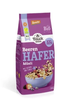 Bauck GmbH Breie & Müsli^Bauck Mühle - Hafer Müsli Beeren Demeter glutenfrei, 900g