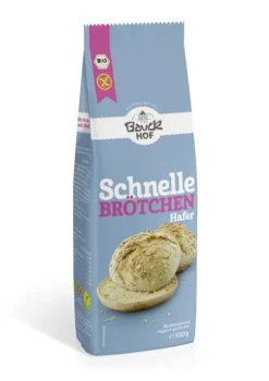 Bauck GmbH Brote|Brot^Bauck Mühle - Schnelle Brötchen Hafer glutenfrei Bio, 500g
