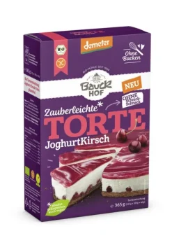 Bauck GmbH Backwaren & -Mischungen|Glutenfreie Lebensmittel^Bauckhof - Joghurt Kirsch Torte Demeter 365g