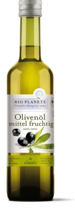 BIO PLANÈTE Fette & Öle|Glutenfreie Lebensmittel^- Olivenöl mittel fruchtig nativ extra, 500ml
