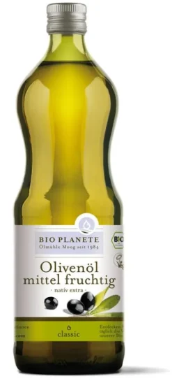 BIO PLANÈTE Fette & Öle|Glutenfreie Lebensmittel^- Olivenöl mittel fruchtig nativ extra, 1l