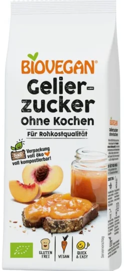 Biovegan GmbH Binde- & Geliermittel|Binde- Und Geliermittel^Biovegan - Gelierzucker bio, 115g