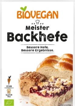 Biovegan GmbH Backzutaten|Glutenfreie Lebensmittel^Biovegan - Meisterbackhefe, 7g