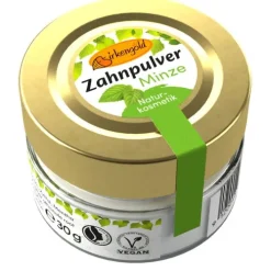 Birkengold GmbH Mund- Und Zahnpflege^Birkengold - Zahnpulver Minze Glas, 30g