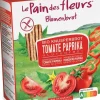 Blumenbrot Brote|Brot^- Knusperbrot Tomate und Paprika bio 150g