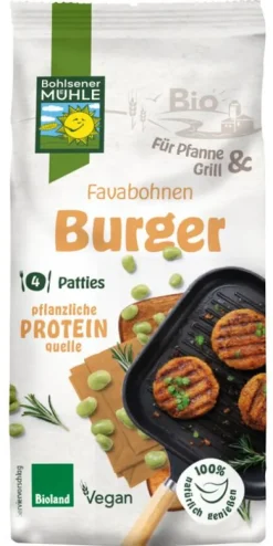Bohlsener Mühle GmbH & Co. KG Vegetarischer Fleischersatz^Bohlsener Mühle - Fava Bohnen Burger, bio 165g