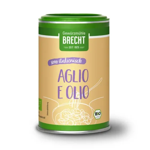 Gewürzmühle Brecht GmbH Gewürze Und Kräuter^Brecht - Aglio e Olio bio, 100g