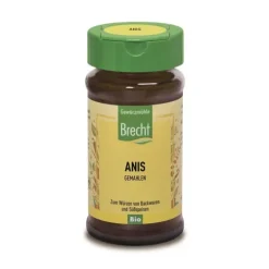 Gewürzmühle Brecht GmbH Gewürze Und Kräuter|Glutenfreie Lebensmittel^Brecht - Anis gemahlen bio im Glas 35g