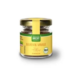 Gewürzmühle Brecht GmbH Backzutaten|Glutenfreie Lebensmittel^Brecht - Bourbon-Vanille gemahlen Glas bio 15g