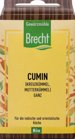 Gewürzmühle Brecht GmbH Gewürze Und Kräuter|Glutenfreie Lebensmittel^Brecht - Cumin ganz Nachfüllpack bio 35g