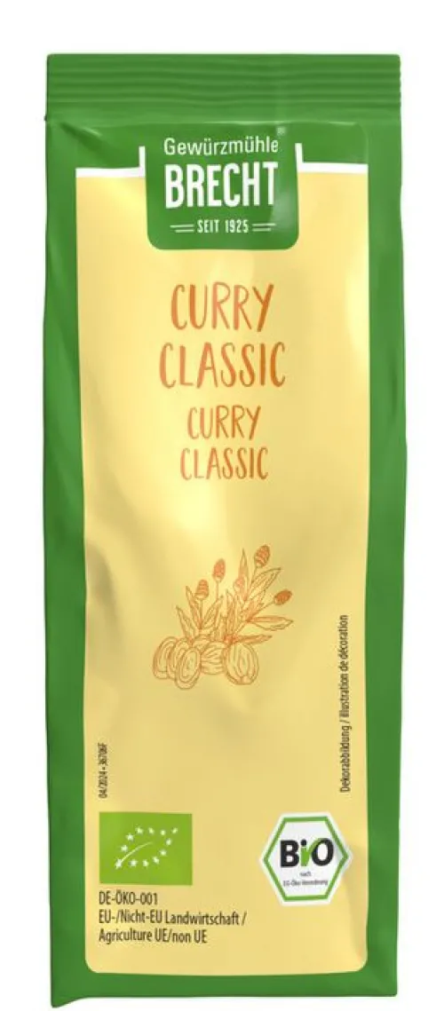 Gewürzmühle Brecht GmbH Gewürze Und Kräuter^Brecht - Curry Classic bio, Nachfüllbeutel, 55g