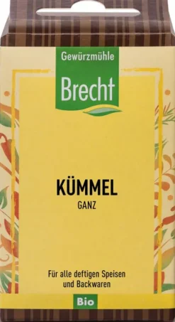 Gewürzmühle Brecht GmbH Gewürze Und Kräuter^Brecht - Kümmel ganz 40g Nachfüllpack