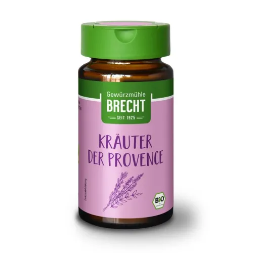 Gewürzmühle Brecht GmbH Gewürze Und Kräuter|Glutenfreie Lebensmittel^Brecht - Kräuter der Provence bio im Glas 20g